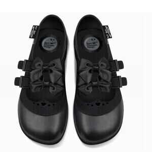 NEW HOT CHOCOLATE DESIGN women's mary jane flat in dark heart